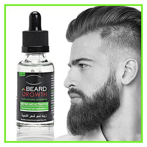 BEARD Growth organic زيت نمو شعر اللحية طبيعي